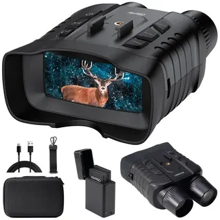 Akaso Nachtsichtgerät Seemor-200, 4K Vollfarb,16x ZOOM, 1000m Sicht, KI-ISP schwarz