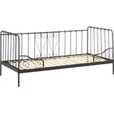Vipack Jugendbett Alice 90 x 200 cm Kiefer schwarz