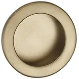 SO-TECH® Möbelgriff Muschelgriff Einlassgriff EL-01 Ø 40 mm silberfarben