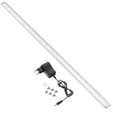 Telefunken LED Unterbauleuchte 201604TF, LED fest integriert, 2700K - Extra-Warmweiß, Unterbauleuchte 10W 1100lm 4000K 87,3x2,9x1cm silberfarben