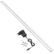 Telefunken LED Unterbauleuchte 201604TF, LED fest integriert, 2700K - Extra-Warmweiß, Unterbauleuchte 10W 1100lm 4000K 87,3x2,9x1cm silberfarben