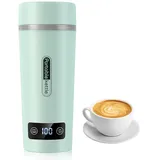 FENYW Tragbarer Wasserkocher Klein, 350ml Mini-Heizbecher, 220V 300W Reisewasserkocher, 5 Minuten Schnelles Kochen, Reise Wasserkocher Klein mit Automatischer Abschaltung für Milch Kaffee Tee