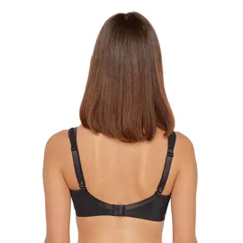 SUSA "2er Pack Spacer BH ohne Bügel Catania", Damen, Gr. 80, Cup B, schwarz (schwarz schwarz), Stoff, Obermaterial: 43% Polyamid PA. 39% Polyester PES. 18% Elasthan EL., BHs T-Shirt-BH