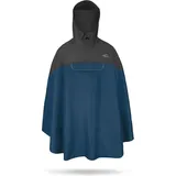 normani Regenponcho Regenponcho Cherrapunji Fahrradponcho mit Kapuze - 12000 mm Wassersäule - 3MTM-Reflektor braun|schwarz L/XL