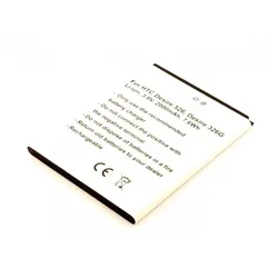 AccuCell Akku passend für HTC Desire 526, Desire 326G, Li-Ion, 3,8V, 2000mAh, 7,6Wh