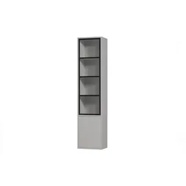 vtwonen Vitrine Basic Kiefernholz 53 x 230 x 40 cm GRAU