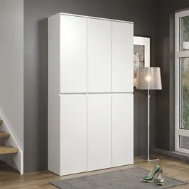 trendteam Nevada Mehrzweckschrank 111 x 191 x 34 cm Weiß