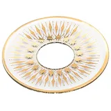 Wiedemann Kerzenmanschette Goldrand Weihnachten Glas
