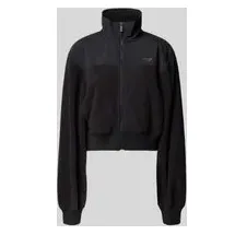 Tommy Hilfiger Regular Fit Sweatjacke aus Fleece, Black, XS
