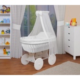 Waldin Baby Stubenwagen-Set mit Ausstattung, XXL, Bollerwagen, komplett