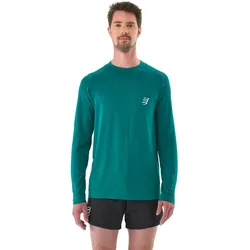 Compressport Herren Performance LS T-Shirt grün