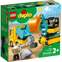 LEGO® LEGO® Duplo 10931 Bagger und Laster Konstruktionsspielsteine, (20 St)