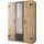 WIMEX Drehtürenschrank Cork 135 x 199 x 58 cm Beige
