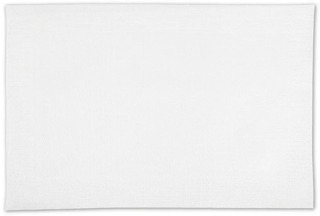 Bestlivings Tischset, abwaschbare Tischunterlage - Weiß