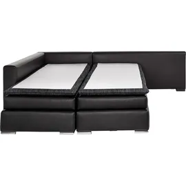 INOSIGN Ecksofa »Boxspringbett Night & Day L-Form mit Dauer-Schlaffunktion o. Armlehnen«, mit Boxspring-Bettfunktion 164x200 cm und Bettkasten, Dauerschläfer!