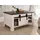 furn.design Stove Weiß Pinie 93 x 60 x 51 cm