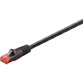 goobay 55433 15 m Cat6 U/UTP, Schwarz