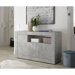 Sideboard INOSIGN "Urbino", grau (beton), Sideboards, Breite 138 cm