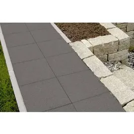 diephaus betonwerk gmbh Terrassenplatte RUSTICA Grau 40 x 40 x 4 cm