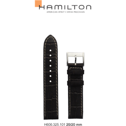 Hamilton Leder Jazzmaster Band-set Leder-braun-20/20 H690.325.101 - braun