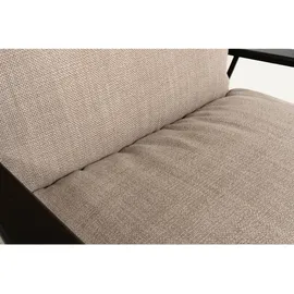 Designwerk Schaukelsessel Fluffy Stoff 86 x 82 x 110 cm Grau/Taupe mit Schaukelfunktion