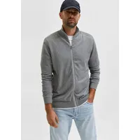 Selected HOMME Strickjacke 'Berg' - grau