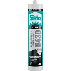 Fassaden-Acryl SISTA R430 altweiß (mit Körnung: grob) 300ml Kartusche