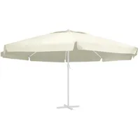 vidaXL Ersatzbezug Sonnenschirm Polyester 610 cm Sandfarben