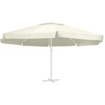 vidaXL Ersatzbezug Sonnenschirm Polyester 610 cm Sandfarben