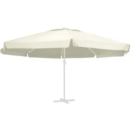 vidaXL Ersatzbezug Sonnenschirm Polyester 610 cm Sandfarben