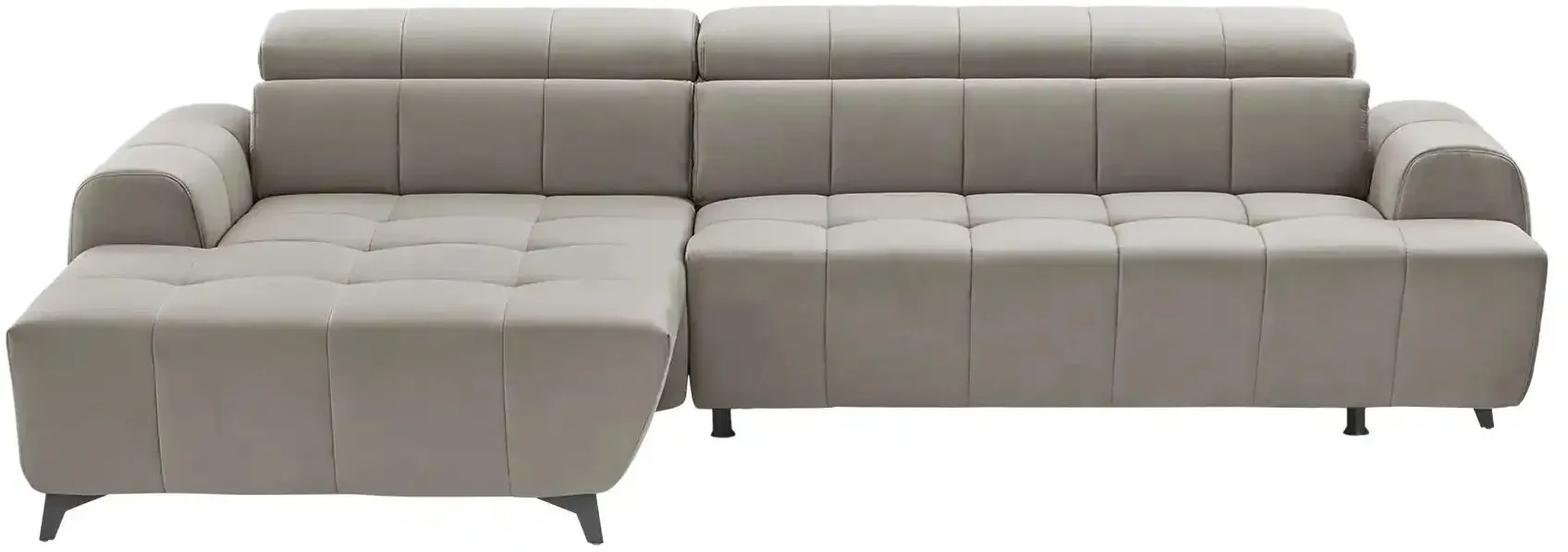 Primo Ecksofa  Unicorn Ecksofa ¦ grau ¦ Maße (cm): B: 291 H: 77 T: 184