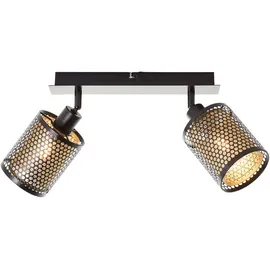 Brilliant Spotbalken, Schwarz, Metall, 30x20.9x17.9 cm, Lampen & Leuchten, Innenbeleuchtung, Spots & Strahler, Deckenspots