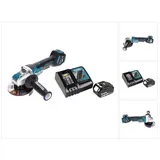 Makita DGA 519 RF1 Akku Winkelschleifer 18 V 125 mm Brushless X-Lock + 1x Akku 3,0 Ah + Ladegerät