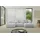 altdecor Ecksofa Cord 6-Sitzer Grau