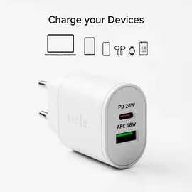 SBS Tetrpd20w Ladegerät De Mobilgerät Smartphone, Tablet Whitecurrent Alternfast Charge Indoor