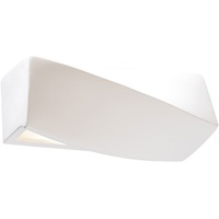 ETC Shop LED Wandlampe Keramik weiß Wandleuchte Innen Oben