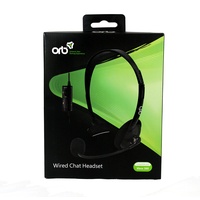 Xbox 360 - Wired Headset Black [UK Import]