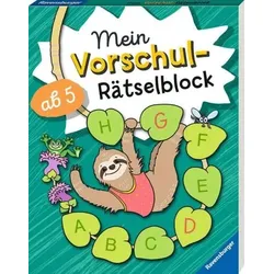 RAVENSBURGER 55559 Mein Vorschul-Rätselblock