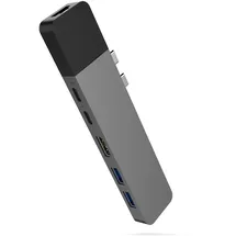 Hyper HyperDrive NET 6-in-2 USB-C Hub - Grau