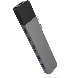 Hyper HyperDrive NET 6-in-2 USB-C Hub - Grau