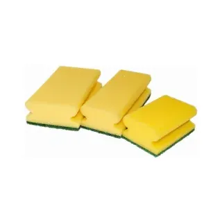 HYGOCLEAN Hygoclean® 10x Reinigungsschwamm Classic Gelb 15x7x4,5 cm Schwamm Putzschwamm