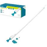 BESTWAY Pumpenbetriebener Poolsauger türkis für Poolgrößen bis 457 cm