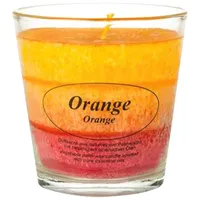 Kerzenfarm Hahn Duftkerze Orange im Glas 100 g