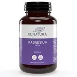 KUNATURA - Magnesium Kapseln - 365 Kapseln à 400mg reines Magnesium - Laborgeprüft - Deutsche Produktion - elementares Magnesium hochdosiert Kapseln - Jahresvorrat