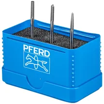 Pferd Frässtift-Set 3 mm 3-tlg.