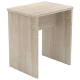 VCM Mid.you Hocker, Sonoma Eiche, rechteckig, 40x45x30 cm Wohnzimmer, Hocker, Sitzhocker