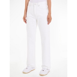 Tommy Jeans Weite Jeans TOMMY JEANS "BETSY MD LS CG4136" Gr. 29, Länge 30, weiß (offwhite) Damen Jeans Weite im Five Pocket Style