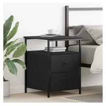 vidaXL Nachtschrank 44 x 45 x 60 cm Schwarz