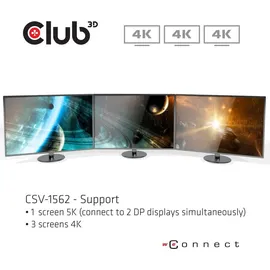 Club 3D CLUB3D CSV-1562 USB-C Passend Fuer Marke (Notebook Dockingstations): Univ