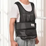 Homcom Gewichtsweste 30 kg Verstellbar Krafttraining Schwarz